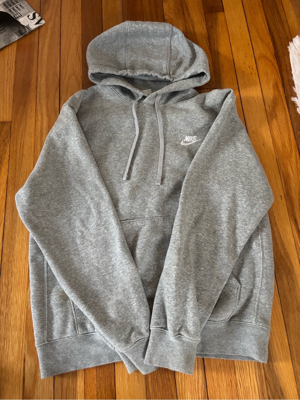 Nike Heather Gray Pullover Hoodie